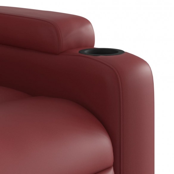 Fauteuil inclinable Rouge bordeaux Similicuir