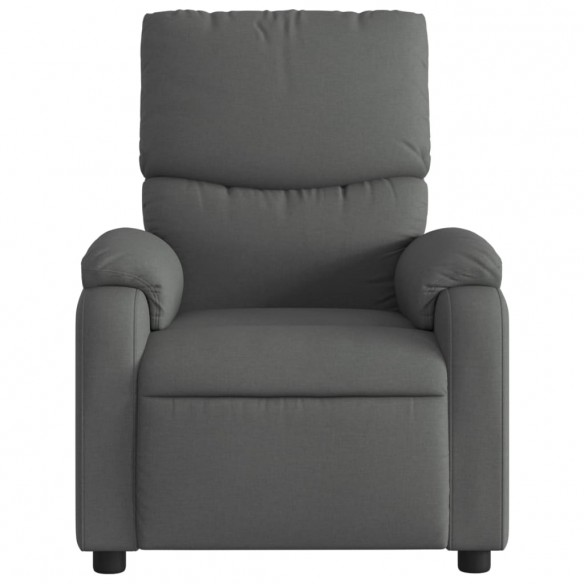 Fauteuil inclinable Gris foncé Tissu