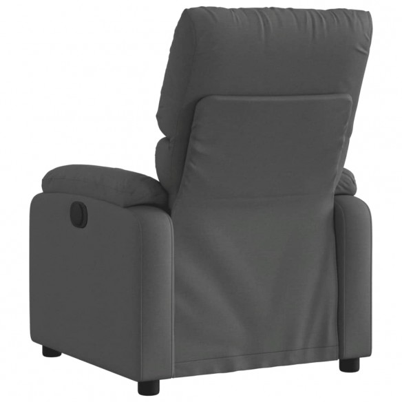 Fauteuil inclinable Gris foncé Tissu