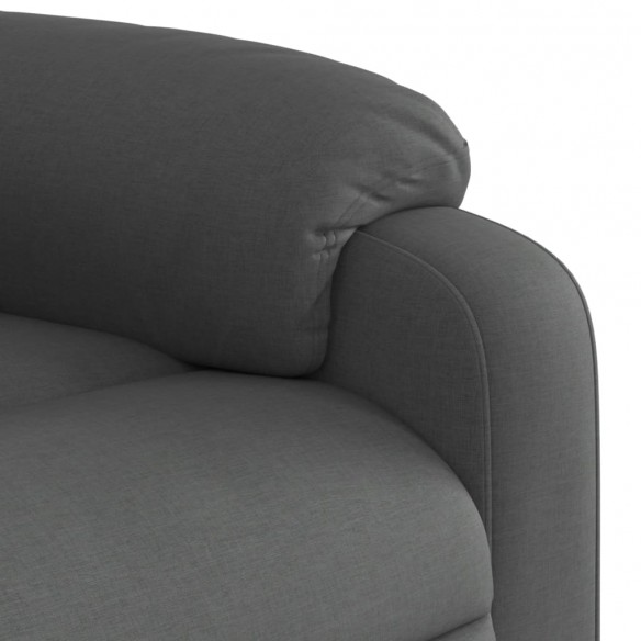 Fauteuil inclinable Gris foncé Tissu