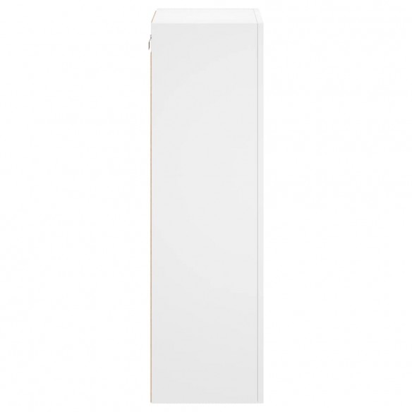 Meuble TV mural blanc 40,5x30x102 cm bois d'ingénierie