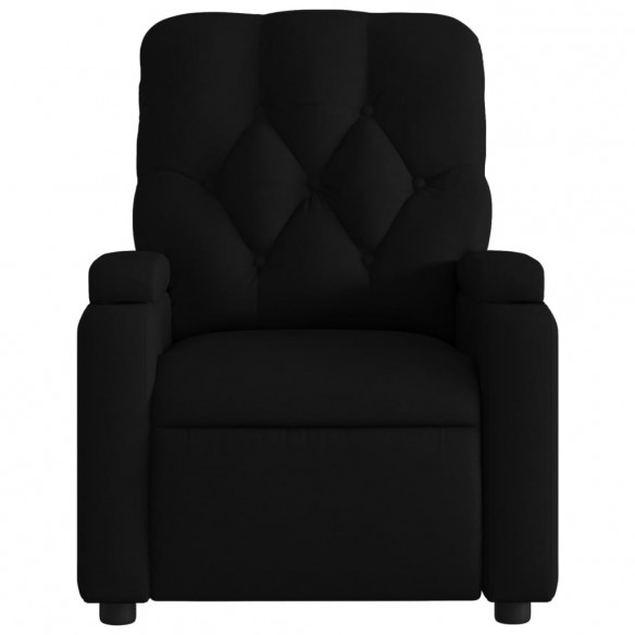 Fauteuil inclinable Noir Tissu