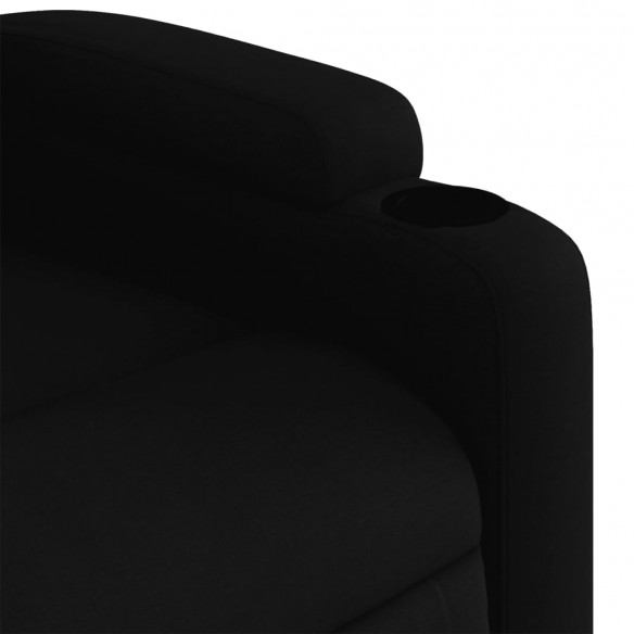 Fauteuil inclinable Noir Tissu