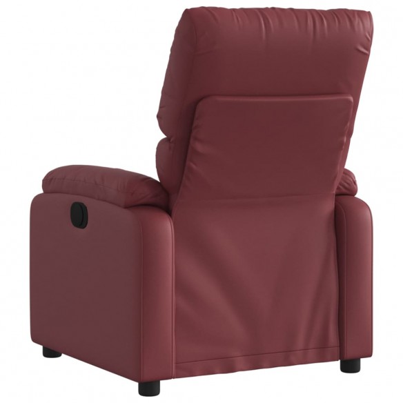 Fauteuil de massage inclinable Rouge bordeaux Similicuir