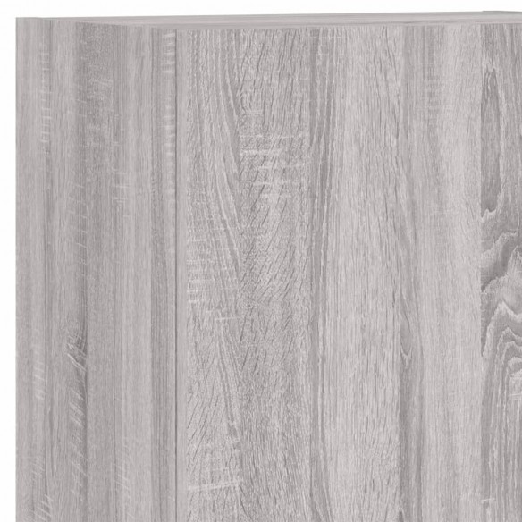 Unités murales TV 5 pcs sonoma gris bois d'ingénierie