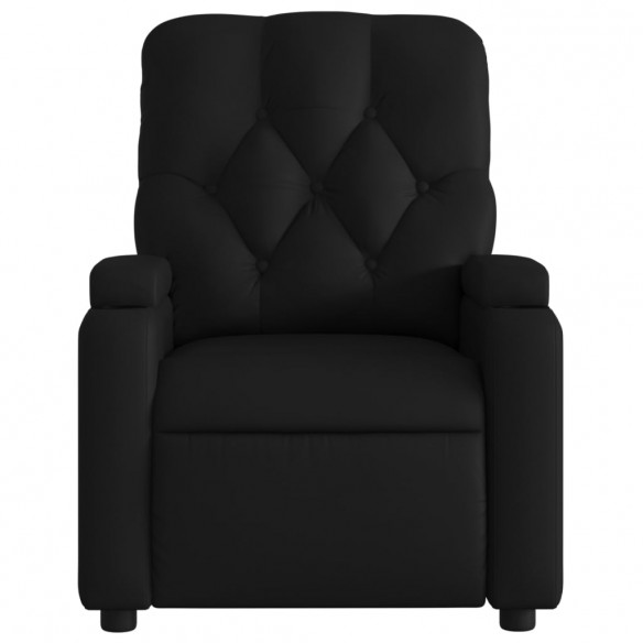 Fauteuil de massage inclinable Noir Similicuir