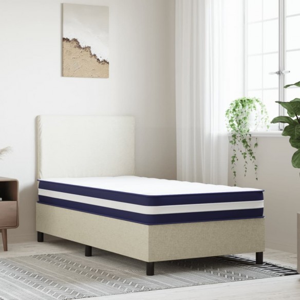 Matelas à ressorts ensachés dureté moyenne 90x190 cm