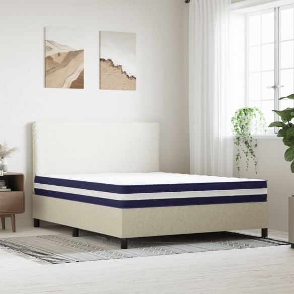 Matelas à ressorts ensachés dureté moyenne 160x200 cm