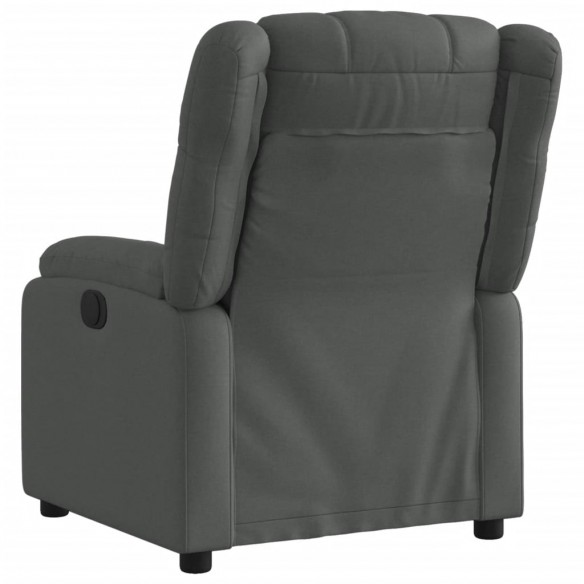 Fauteuil inclinable Gris foncé Tissu