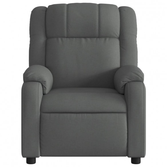 Fauteuil inclinable Gris foncé Tissu