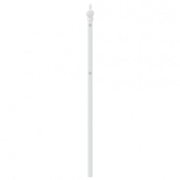Tête de lit métal blanc 80 cm