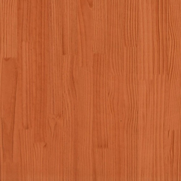 Tête de lit cire marron 135 cm bois massif de pin