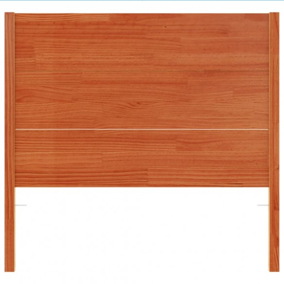 Tête de lit cire marron 100 cm bois massif de pin