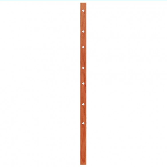 Tête de lit cire marron 100 cm bois massif de pin