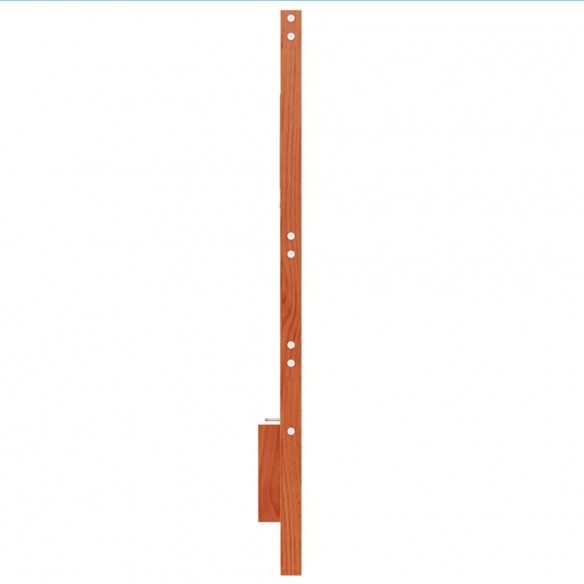 Tête de lit cire marron 180 cm bois massif de pin