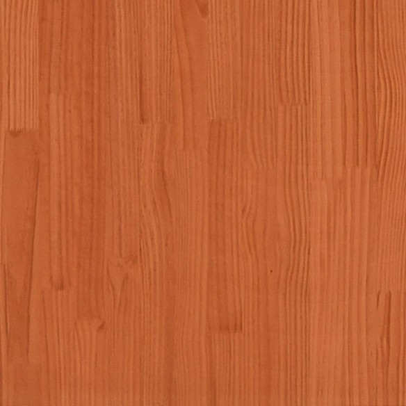 Tête de lit cire marron 135 cm bois massif de pin