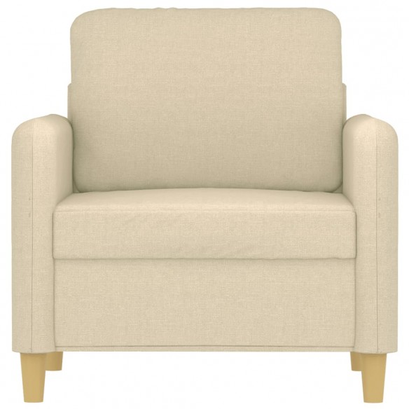 Fauteuil Crème 60 cm Tissu