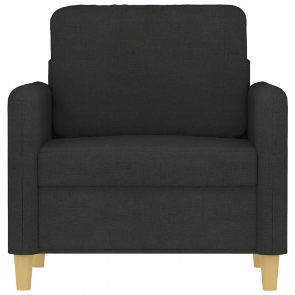 Fauteuil Noir 60 cm Tissu