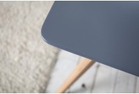 Table scandinave pour salle à manger 160 cm coloris gris