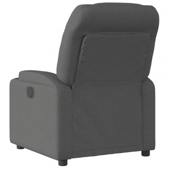 Fauteuil inclinable électrique Noir Tissu