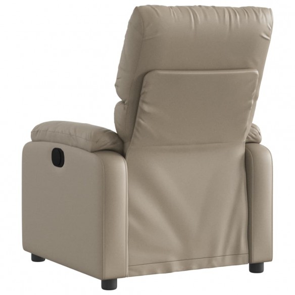 Fauteuil inclinable électrique Cappuccino Similicuir