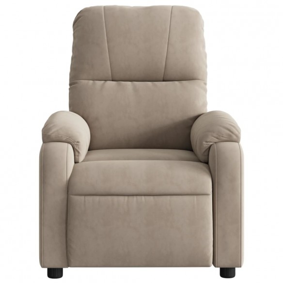 Fauteuil inclinable de massage électrique taupe