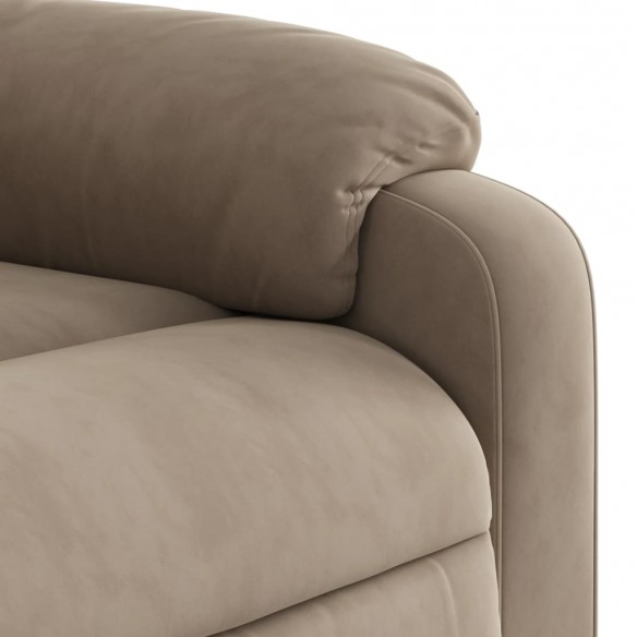 Fauteuil inclinable de massage électrique taupe