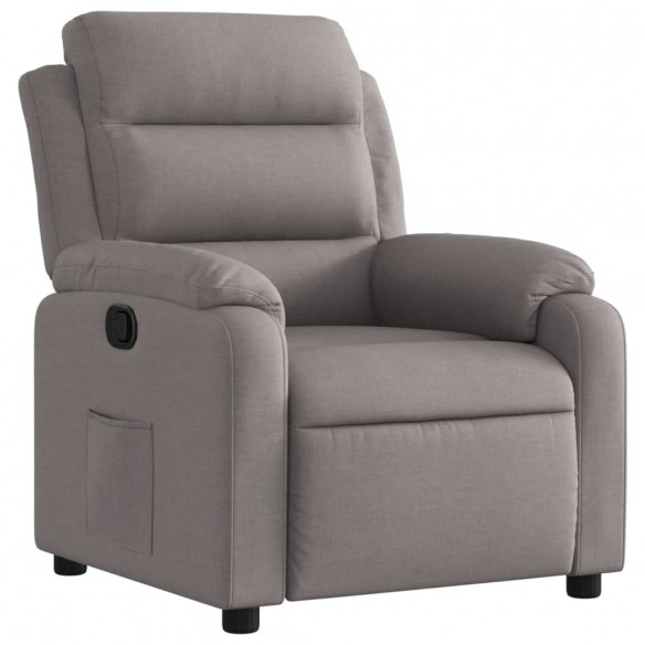 Fauteuil inclinable Taupe Tissu