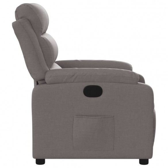 Fauteuil inclinable Taupe Tissu