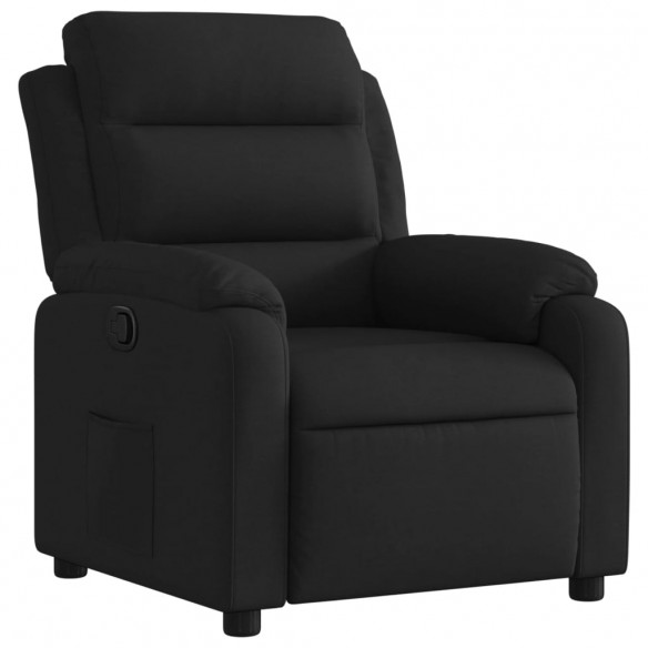 Fauteuil inclinable Noir Tissu