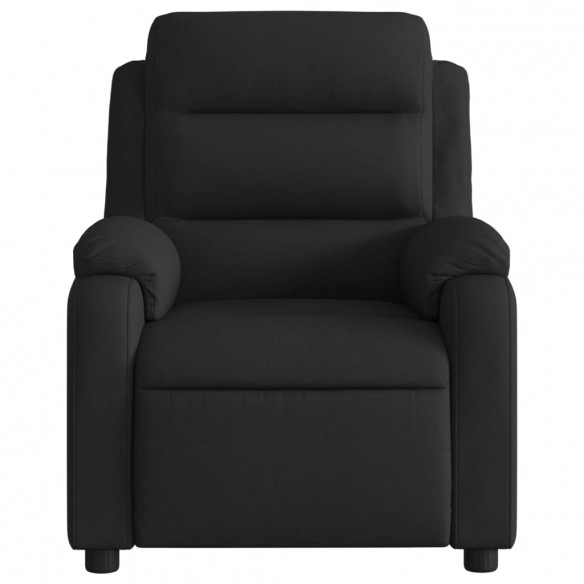 Fauteuil inclinable Noir Tissu