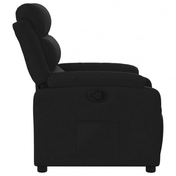 Fauteuil inclinable Noir Tissu