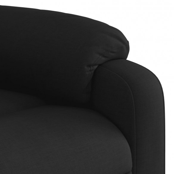 Fauteuil inclinable Noir Tissu