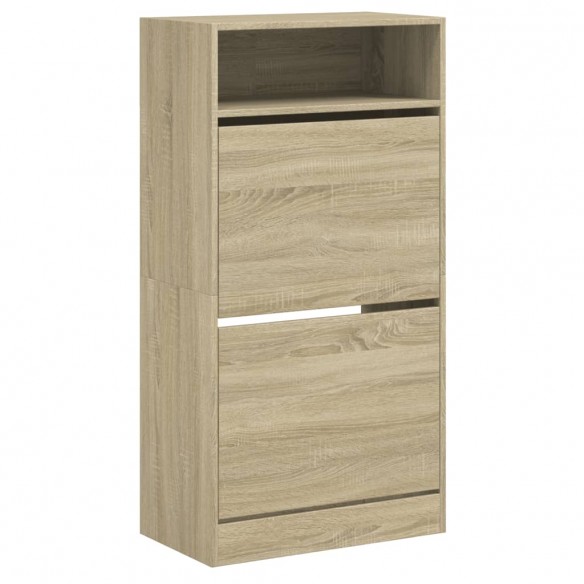 Armoire à chaussures chêne sonoma 60x34x116cm Bois d'ingénierie