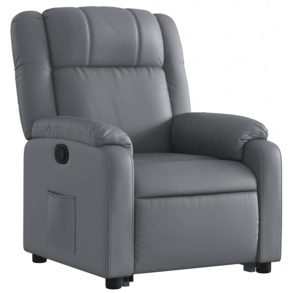 Fauteuil inclinable Gris Similicuir