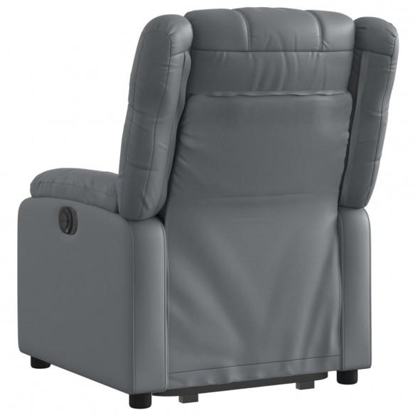 Fauteuil inclinable Gris Similicuir