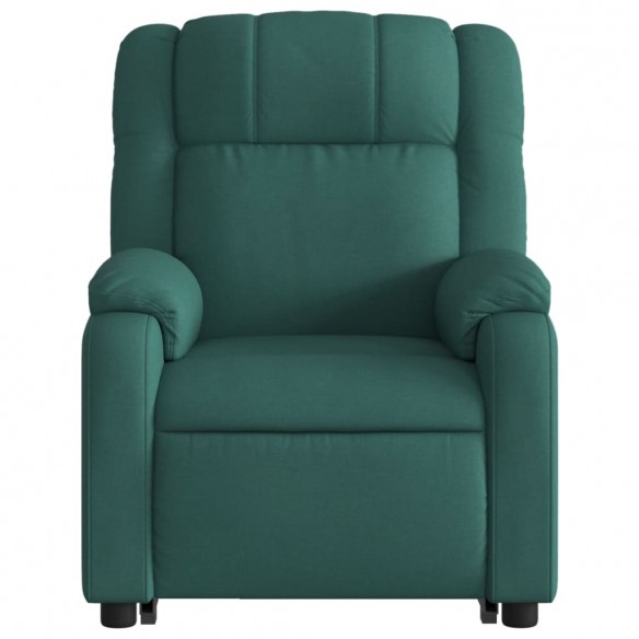 Fauteuil inclinable vert foncé tissu