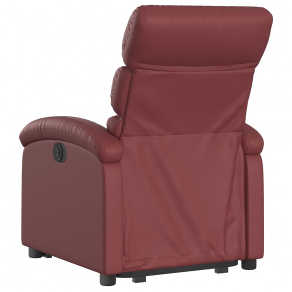 Fauteuil inclinable Rouge bordeaux Similicuir