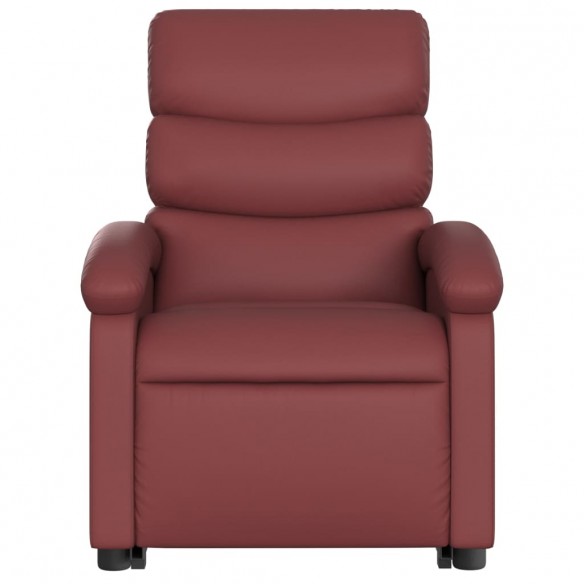 Fauteuil inclinable Rouge bordeaux Similicuir