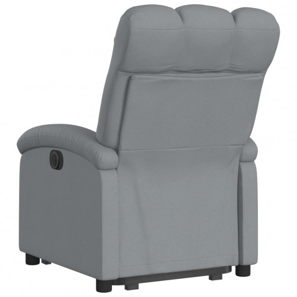 Fauteuil inclinable Gris clair Tissu