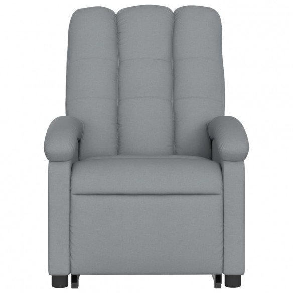 Fauteuil inclinable Gris clair Tissu