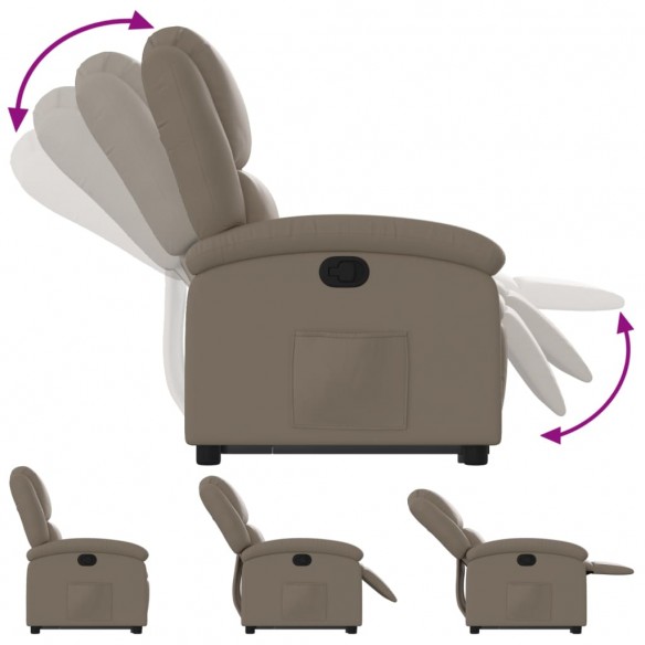 Fauteuil inclinable Cappuccino Similicuir