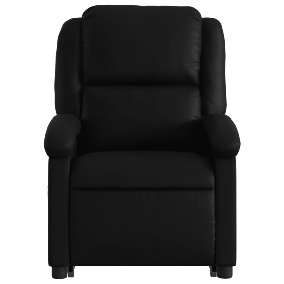 Fauteuil inclinable de massage électrique noir similicuir