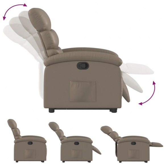 Fauteuil inclinable Cappuccino Similicuir