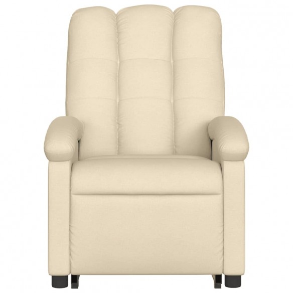 Fauteuil inclinable Crème Tissu