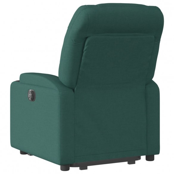 Fauteuil inclinable électrique vert foncé tissu