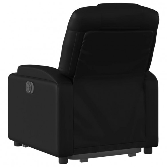 Fauteuil inclinable électrique noir similicuir