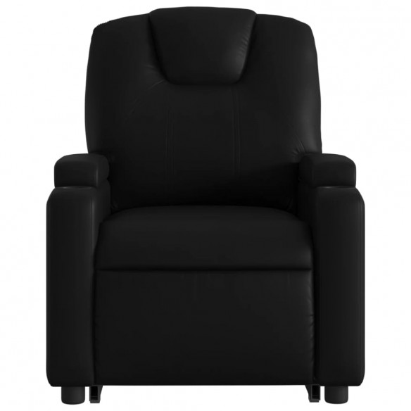 Fauteuil inclinable électrique noir similicuir