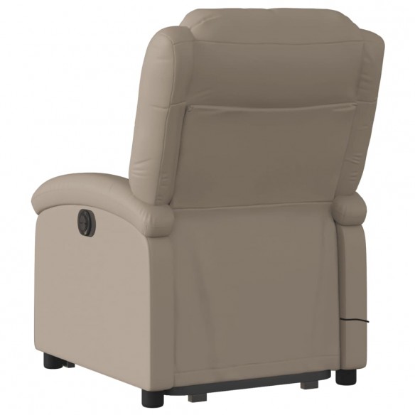 Fauteuil inclinable de massage électrique cappuccino similicuir