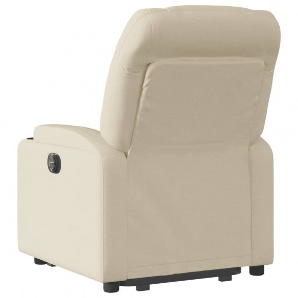 Fauteuil inclinable Crème Tissu